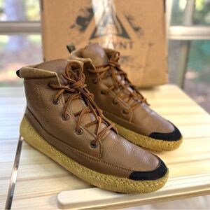 Men’s Anxynt Highland Leather Boots Size 9.5 — Brand New (Box Damaged)